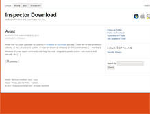 Tablet Screenshot of linux.inspectordownload.com