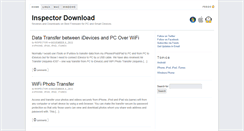 Desktop Screenshot of inspectordownload.com